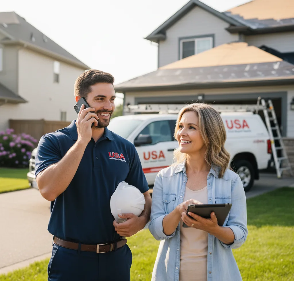 USA Roof Repair Experts customer support in Beatrice